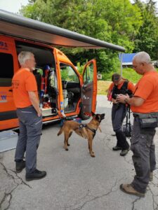 RHWW zoekactie inzet reddingshonden Oostenrijk